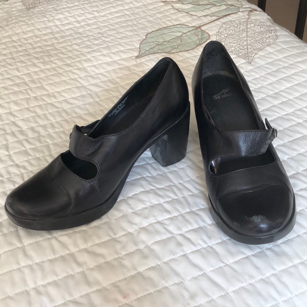 Dansko heeled Mary Janes
